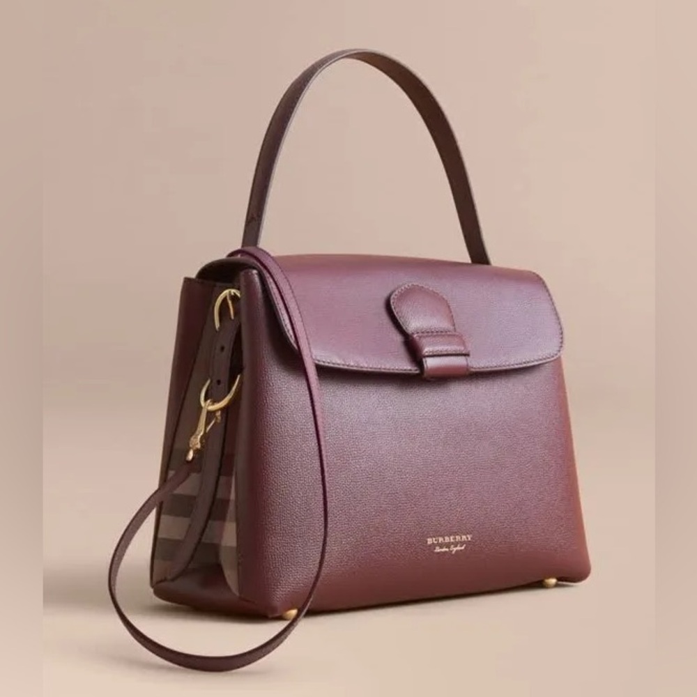 Burberry Camberley Top Handle Bag Leather
